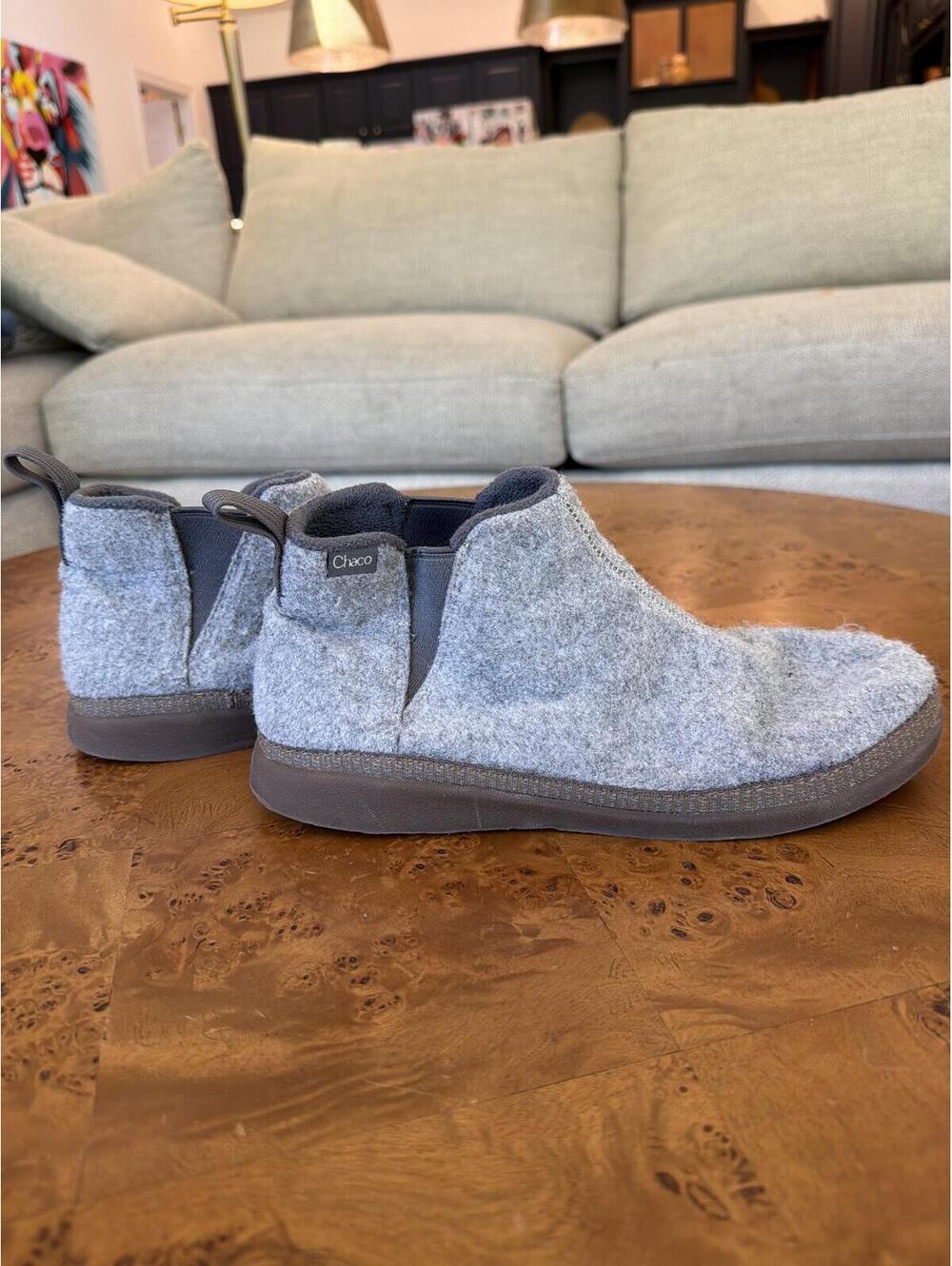 Chaco Revel Chelsea Gray Wool Slip-On Shoes